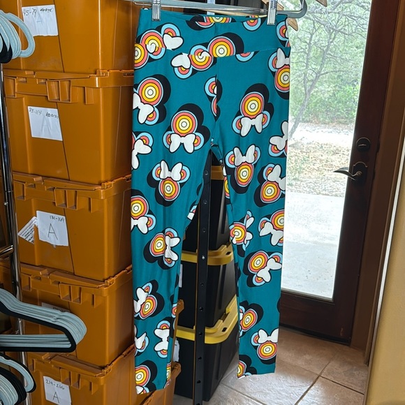 NEW Lularoe OS One Size Disney Minnie Mouse Leggings Size  2-10 - Picture 1 of 5